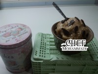 بستنی موز وشکلات