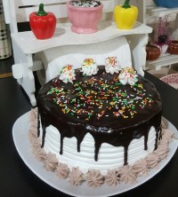 اولین کیک اسفنجی من