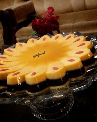 دسر کرم کارامل کرم شکلاتی
