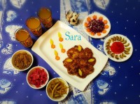 کتلت گوشت و نخودفرنگی