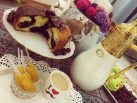 کیک دورنگ عصرانه دیروز