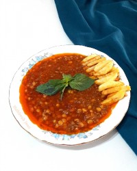 خورشت قیمه با گوشت چرخ کرده