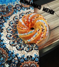 کیک گردویی با شکلات چیپسی