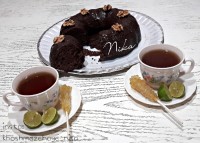 کیک موز و شکلات