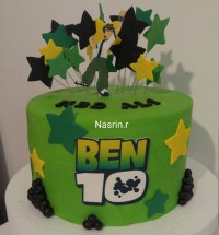 کیک فوندانت تم بن تن