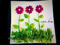 دورچین با سبزیجات