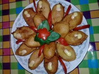 پیراشکی قارچ و سیب زمینی