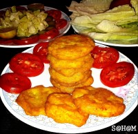 کوکوی سیب زمینی پخته