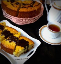 کیک هل وگلاب