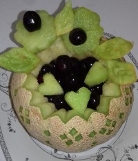 اولین میوه آرایی من