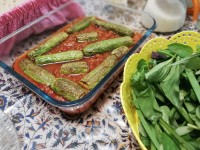 خوراک کدو سبز