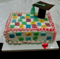 کیک فارغ التحصیلی پسرم