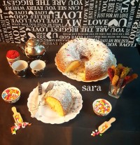 کیک وانیلی ساده