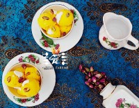 بستنی سنتی زعفرانی
