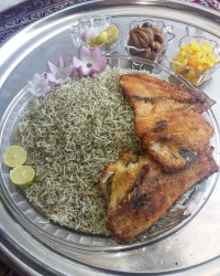 شوید پلو باماهی