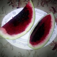 ژله هندوانه در پوست هندوانه