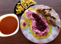 آلبالو پلو بامرغ