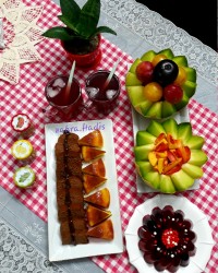 عصرانه ژله آلبالو