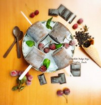 بستنی چوبی فاج شکلاتی