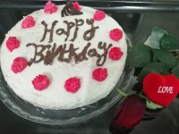 کیک تولدم (اولین خامه کشی)