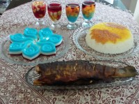 ماهی قزل آلای شکم پر