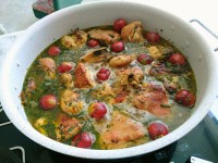 مرغ الو نعنا