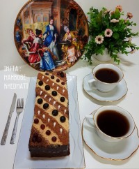 کیک یخچالی شکلاتی