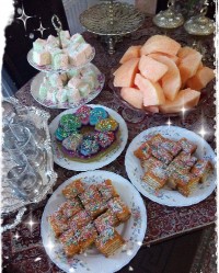 دسرهویج بیسکویت و پف پفی