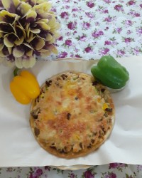 پیتزا با کالباس خونگی