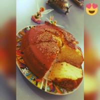 کیک وانیلی❤