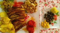 کدو بادمجان .شوری زیتون خودم درس کردم