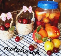 ترشی میوه های تابستانی