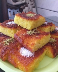 کیک شربتی در تابه دوطرفه (بدون فر)