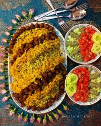 کلم پلو شیرازی