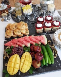 عصرونه دورهمی با عزیزان جای همتون سبز دوستان نازنینم???