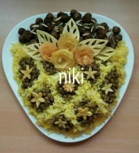 عدس پلو خوشگل