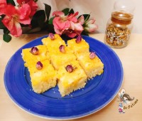 کیک باقلوای نارگیلی