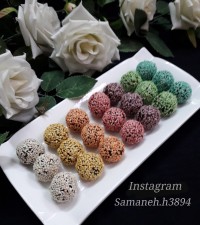 توپک خرمایی چهار مغز مغز دار