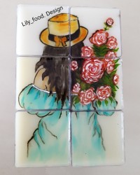 دسر ساندی و تاپر خوراکی دست ساز