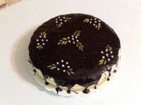 کیک با روکش گاناش