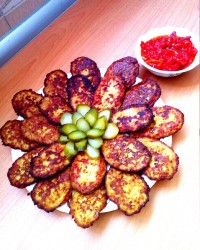 کتلت گوشت و سیب زمینی