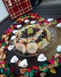 کیک یخچالی پاپیونی عااالی شد طعمش جاتون خالی