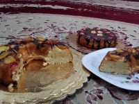 کیک شلیل برگردان