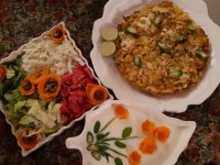 املت سیب زمینی و پنیر