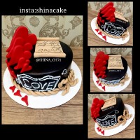 کیک عاشقانه سفارشی