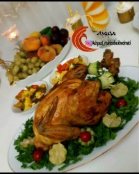 مرغ بریان خانگی