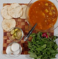 خوراک لوبیاچیتی