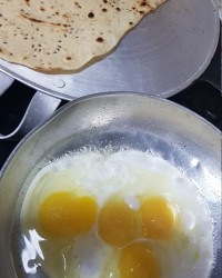 نان لواش خانگی (بدون خمیر مایه)