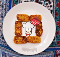 کروکت سیبزمینی با پودر مخصوص