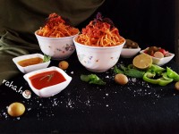 ماکارونی باسس گوشت وریحون